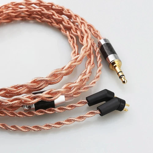 4 Core Litz Braided Earphone Cable 2pin for Etymotic ER4B ER4PT ER4S ER6I ER4 - Picture 3 of 6