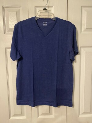 j crew men's v neck t shirt