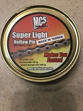 MCS super light hollow pin bmx racing chain