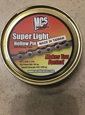 MCS super light hollow pin bmx racing chain