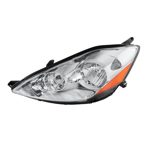 LH+RH Chrome Housing Headlights Lamp Amber Reflector For 2006-2010 Toyota Sienna - Picture 3 of 10