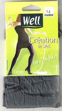 Collant WELL Taille 3 couleur "charbon"  NEUF 