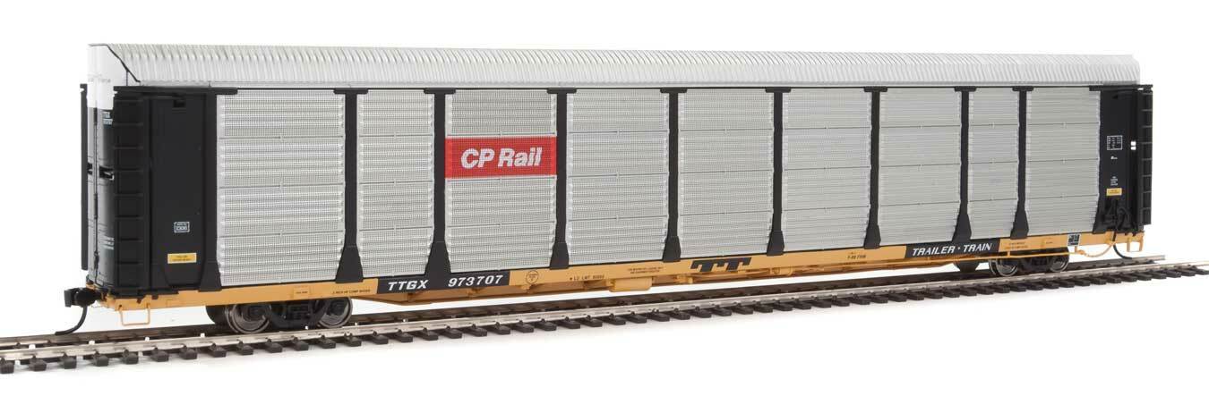 H0 - 89' Thrall Bi-Level Auto Carrier Canadian Pacific - 101328 Neu