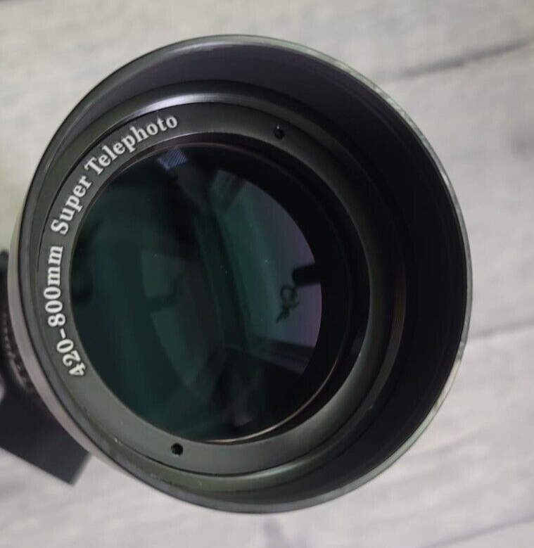 Lightdow 420–800 Mm Super-Teleobjektiv – Manuell, Für Sony E-Mount, Inkl. T-Adapter & Tasche
