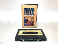 Big Country STEELTOWN Cassette MERHC49 **UK 1ST ISSUE* PAPER LABELS VG+