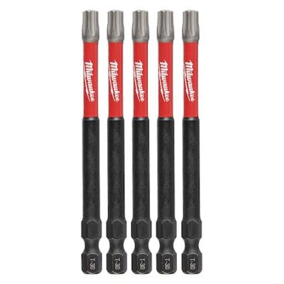 Milwaukee Tool 48-32-4580 3-1/2 In. Torx T30 Shockwave Impact Duty Power Bit (5