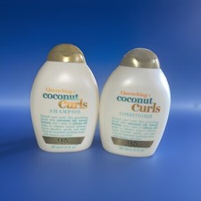 OGX Quenching Coconut Curls Shampoo and Conditioner Set 13oz Bottles Duo