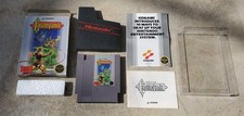 Castlevania NES Hang Tab Box Complete CIB Five 5 Screw 1st Print Box & Manual !!