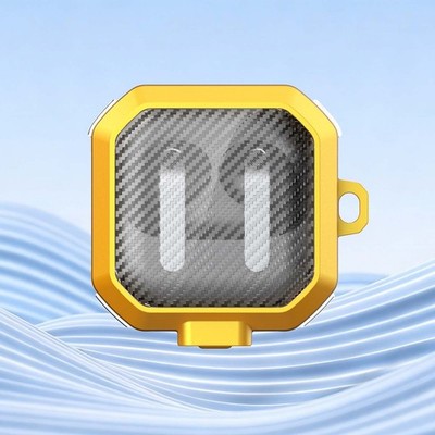 For Galaxy Buds 4/4 Pro/Buds FE/Buds Live/Buds 2 Clear Carbon Fibre Pattern Case