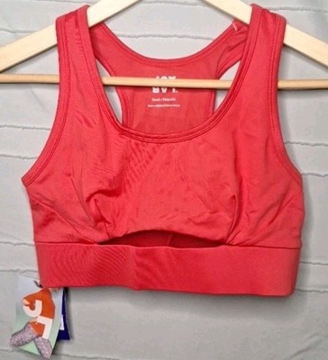  JoyLab Sport Bra Style Athletic Size S  Orange Comfortable Mid Coverage NEW NWT