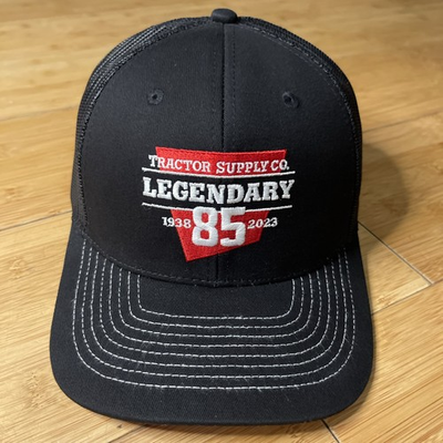 #ad Tractor Supply Co TSC Legendary 85 Hinesville GA Black Mesh Snapback Hat Cap $15.16