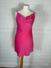 LIGHT BEFORE DARK URBAN OUTFITTERS PINK SLIP DRESS SIZE M APPROX 10