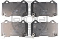 Optimal BP-12635 BremsklöTze, BremsbeläGe Hinten FüR Jeep Grand Cherokee IV (Wk,