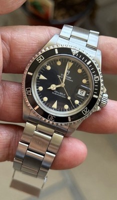 TUDOR Prince Oyster Date Submariner 39.5mm Stainless Steel Black Dial 79090