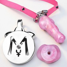Metal Chastity Cage Penis Locking Device Men's Secure Intimate Cages Key Set