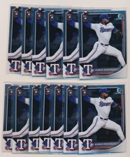 KUMAR ROCKER ⚾ (13) 2025 Bowman Chrome Rookie Card Lot #98 Texas Rangers