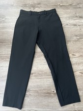 Uniqlo Smart Ankle Pants Black Regular Fit Mens Small