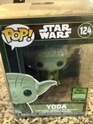 Funko Pop Star Wars #124 Yoda Figure 2021 Spring Convention Exclusive