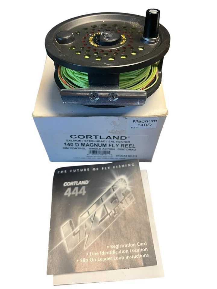 Kit de inicio de pesca con mosca, moscas, traje, chaleco, carrete de vuelo Cort 144D Foto 2 de 4