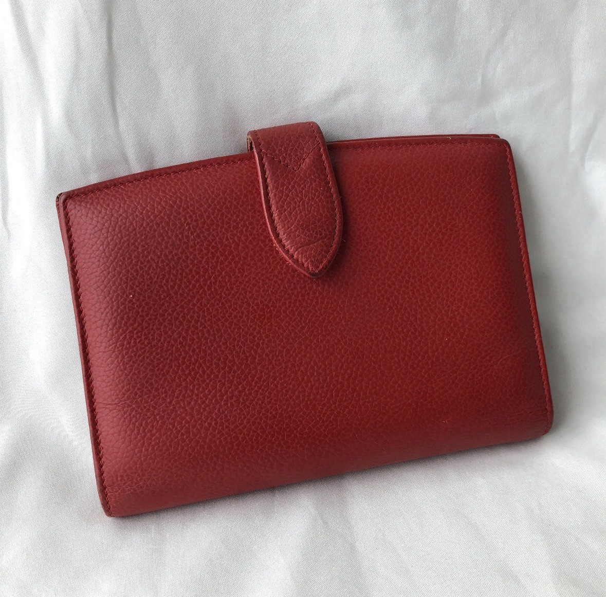 Vintage Coach Madison Red Leather Organizer Ring Binder Notebook