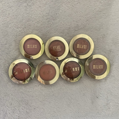 Milani Baked Blush Single Baked Powder Lot 01-05 Dolce Pink, Luminoso