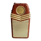 Retro Portable Transistor Pocket AM FM Radio, RETRO-1958 Wood