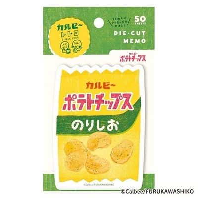 Furukawa Paper Die-Cut Memo Calbee Potato Chips Nori Shio 50 Sheets