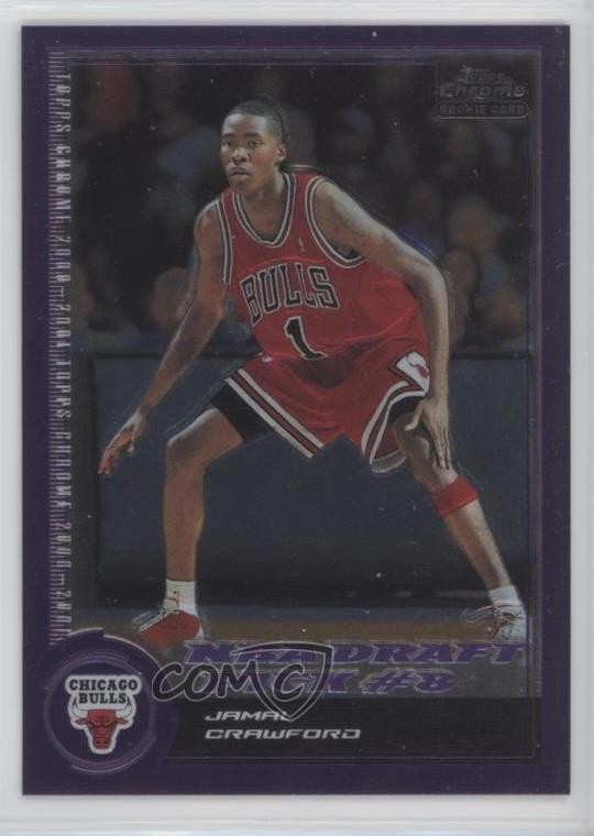 2000-01 Topps Chrome /1999 Jamal Crawford #158 Rookie RC 1oq2