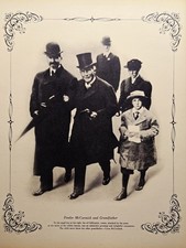 Fowler McCormick Magazine Illustration 1946 with Grandfather John D Rockefeller 