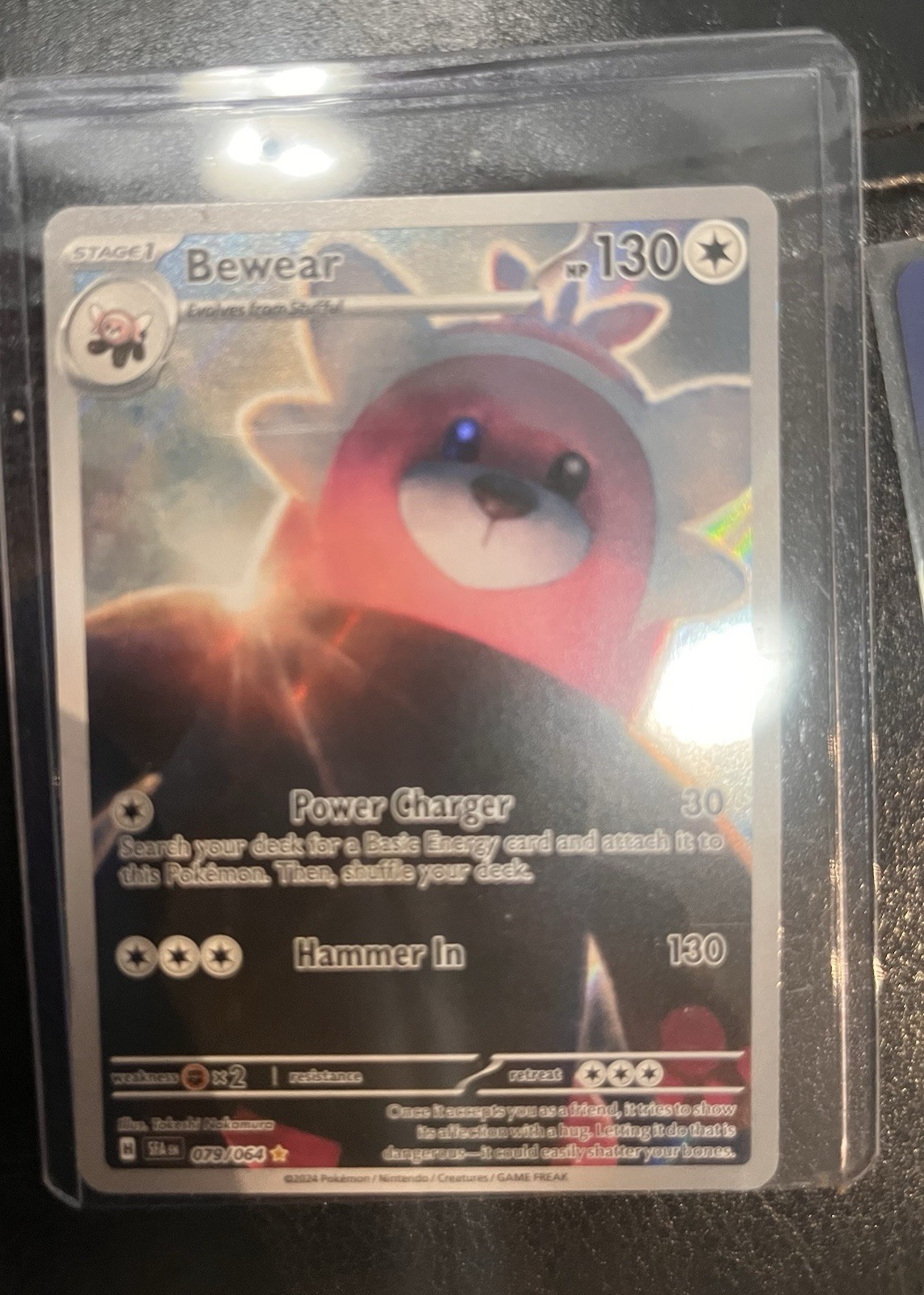 Pokémon TCG Bewear Illustration Card