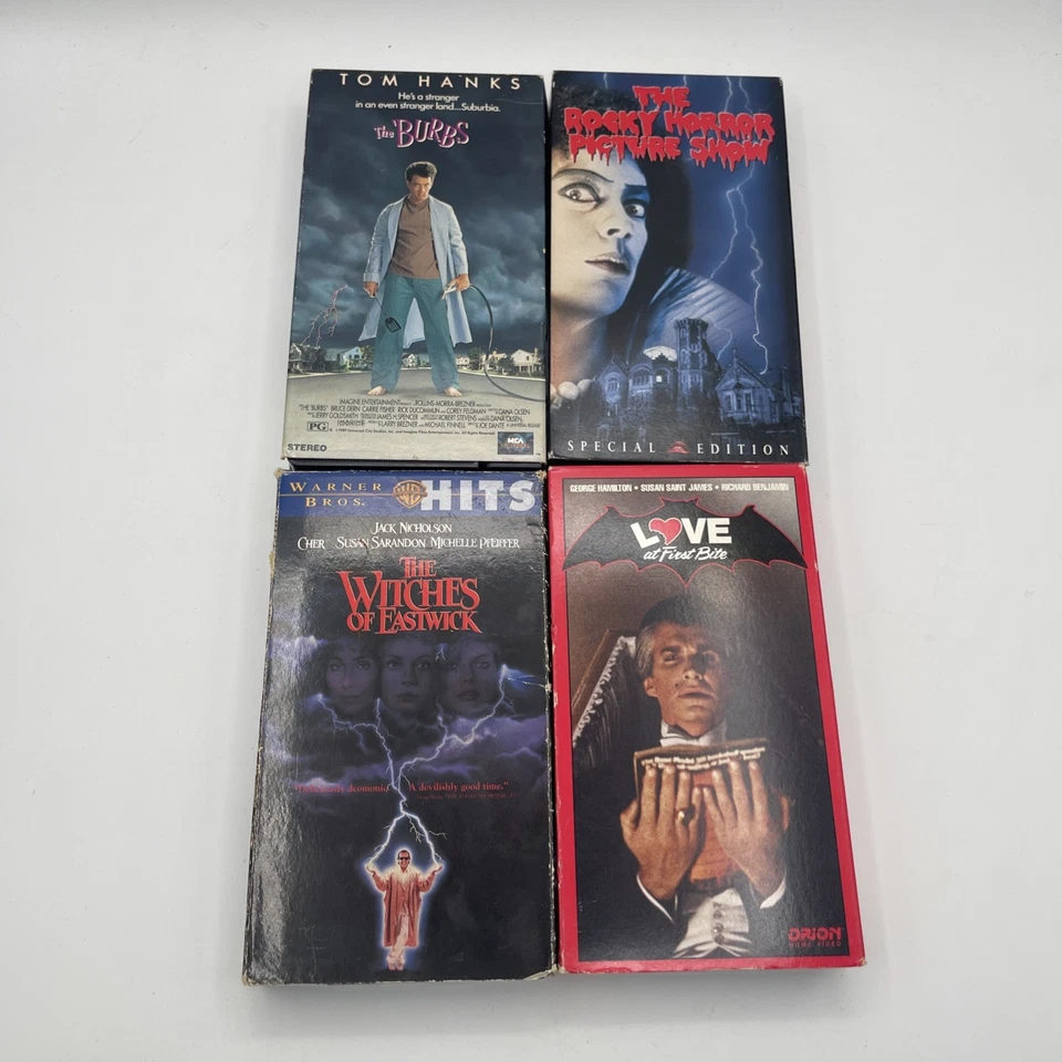 horror vhs lot the burbs rocky horror witches of eastwick love at first bite Foto 4 de 4