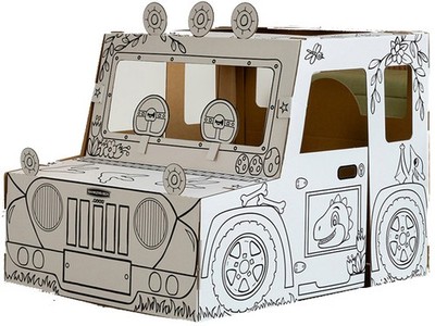 Fellowes Bankers Box XL Spielkarton DINO-TRUCK Wellpappe weiß