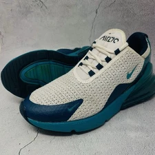 Nike Air Max 270 Mens/Boys Sz 7 US White Spirit Teal Nightshade Shoes AQ9164-102