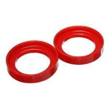 Energy Suspension 16.6104R; Coil Spring Isolator Red for 96-00 Honda Civic