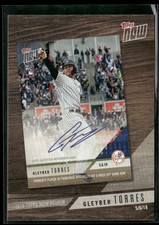 2019 Topps #TN-4 Gleyber Torres 2018 Topps Now Review