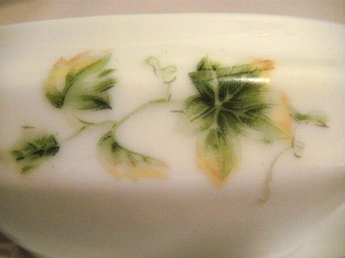 ROYAL CROWN MINI PERSONAL GRAVY BOAT PORCELAIN MATCH SPOON LEAVES GOLD 55/1446 - Picture 10 of 18