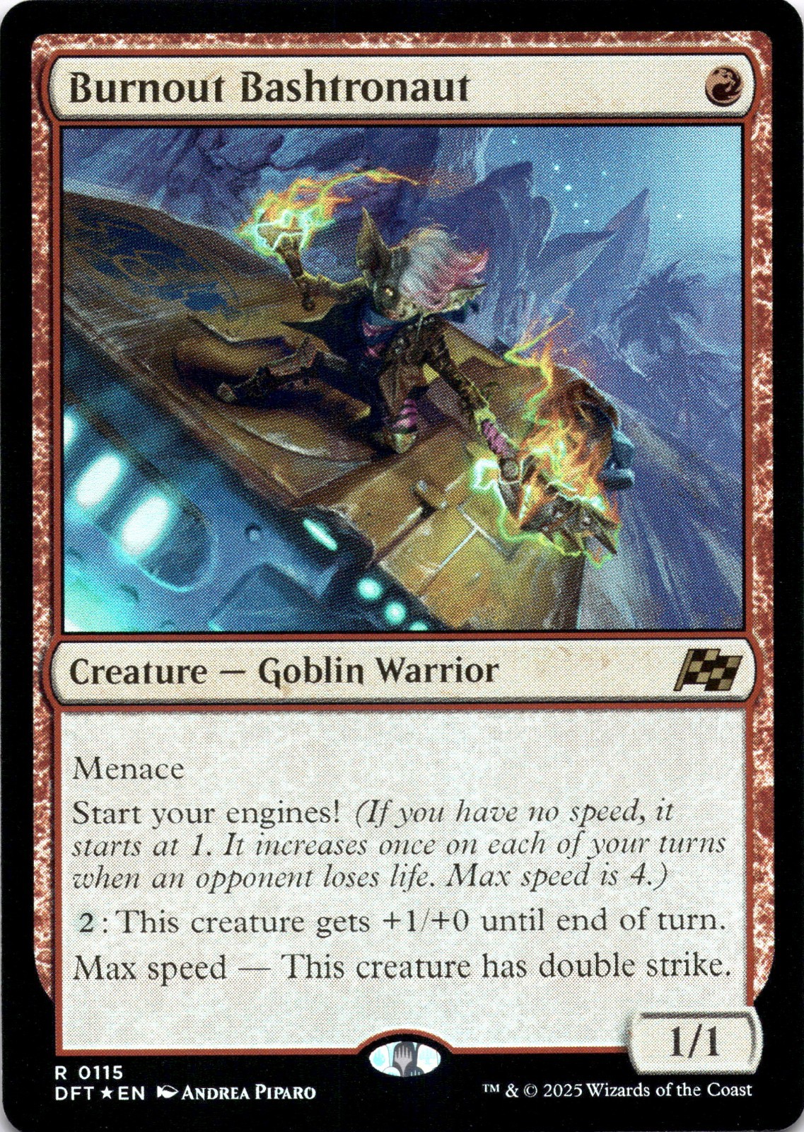 Burnout Bashtronaut FOIL Aetherdrift Magic MTG NM