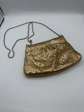 Mesh Gold Evening Shoulder Bag