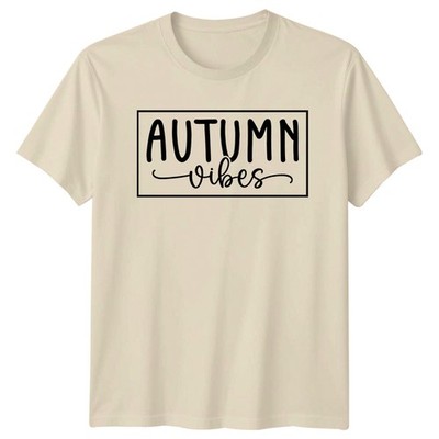 Autumn Vibes T-Shirt Herbst Saisonal Erntedank Geschenk für Sie und Ihn
