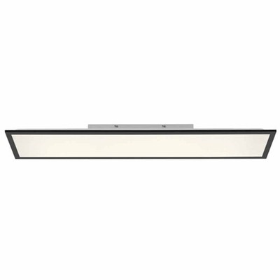 LED Deckenleuchte Panel Flat Schwarz 25x100cm 20W 2600lm CCT Fernbedienung
