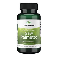 Swanson Saw Palmetto 540mg Prostate, Hair  Urinary Health Support 100 Caps