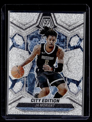 2023-24 Panini Mosaic #288 Ja Morant White Sparkle