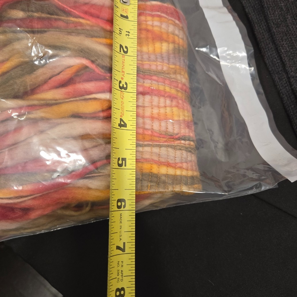 Raw Wool Knit Scarf - image 9