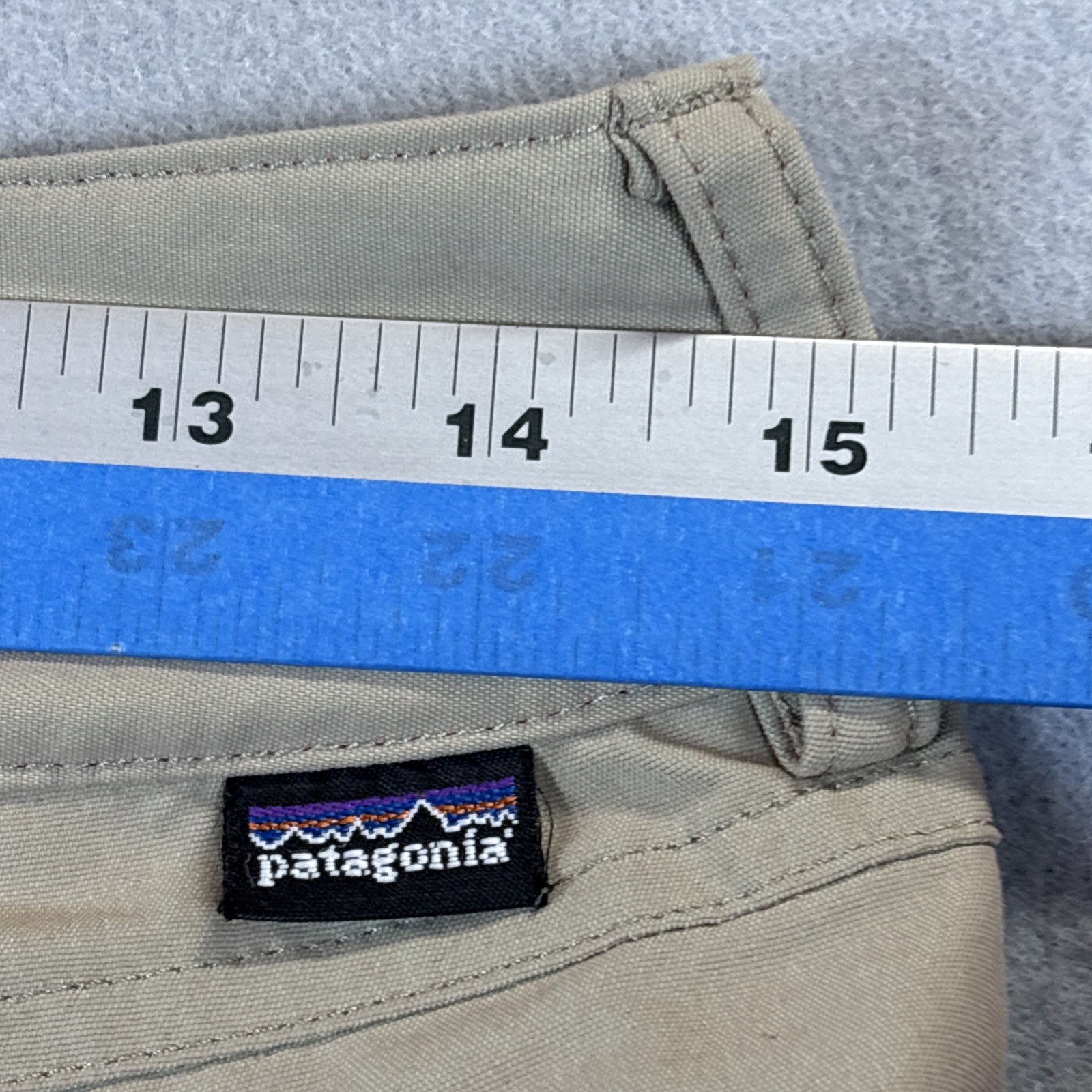 PATAGONIA Khaki Mystery Pants 55522 Wide Straight Leg Hiking Outdoor Women's 6 thumbnail 6