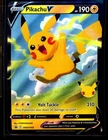 Pikachu V SWSH143 | Pokemon TCG SWSH Celebrations NM TCG Pokemon Pikachu 0425#18