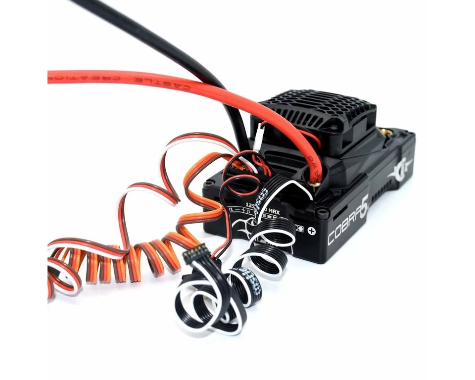 Castle Creations Cobra 5 HV 12S 1/5 Sensored Brushless ESC CSE010017800 - Image 3 of 4