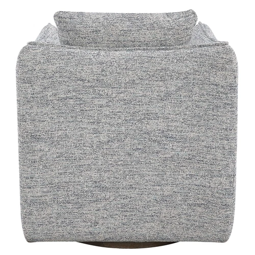 Uttermost Corben Blue Swivel Chair - Picture 3 of 6