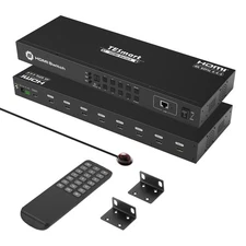 TESmart HDMI Switch, 8 Inputs, 1 Output, 8 Ports, 4K@60Hz, 8x1 Selector, HDMI Sw
