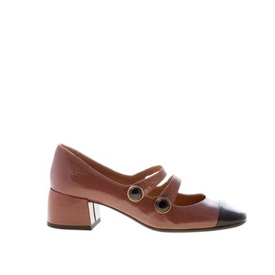ROBERTO FESTA women shoes Antique pink naplak Maryjane style pump made in Italy