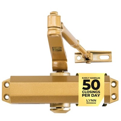 LYNN HARDWARE Light/Medium Duty Residential/Light Commercial Door Closer - DC500